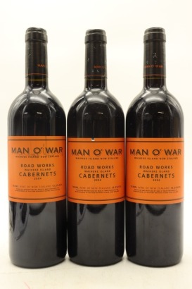(3) 2004 Man O' War Road Works Cabernets, Waiheke Island