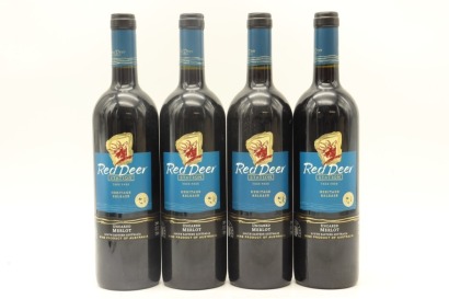 (4) 2004 Red Deer Station 'Heritage Release' Unoaked Merlot, South Eastern Australia