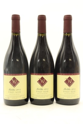 (3) 2002 Waimea Estates Bolitho Reserve Pinot Noir, Nelson