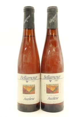 (2) 1987 Bellamour Limited Release Muller Thurgau Auslese, New Zealand, 375ml