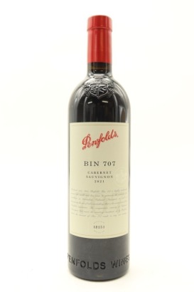 (1) 2021 Penfolds Bin 707 Cabernet Sauvignon, South Australia [JR17.5] [RP95] [WS96]