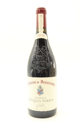 (1) 2016 Chateau de Beaucastel Chateauneuf-du-Pape Grand Cuvee Hommage a Jacques Perrin, Rhone [JR17] [RP99] [WS97]