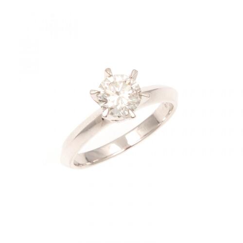 18ct White Gold Diamond Solitaire Ring