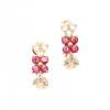 18ct Ruby and Diamond Earrings