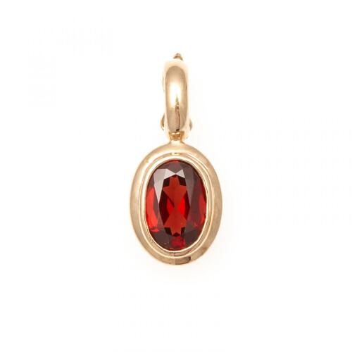 9ct Garnet Enhancer Pendant