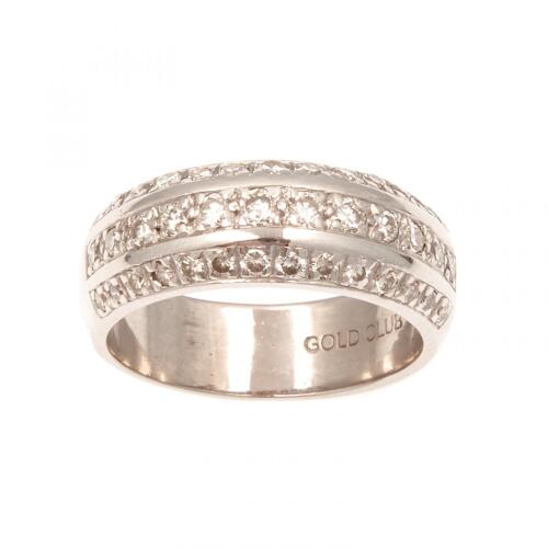 18ct White Gold Diamond Dress Ring