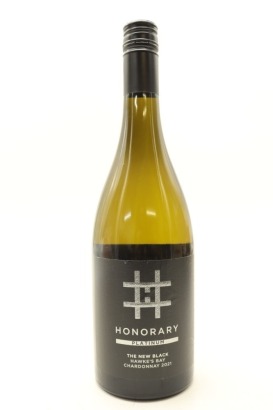 (1) 2021 Honorary Platinum The New Black Chardonnay, Hawke's Bay