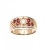 9ct Ruby and Diamond Ring