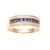 9ct Sapphire and Diamond Band