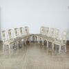 A French Louis Style Neoclassical Dining Table and Ten Chairs - 7