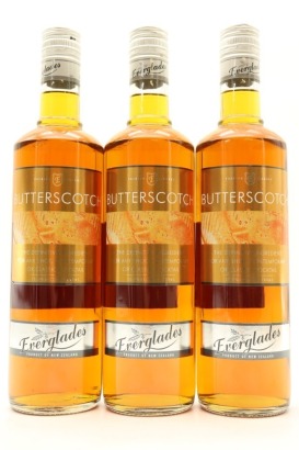 (3) Everglades Butterscotch Liquor, 13.9% ABV, 700ml