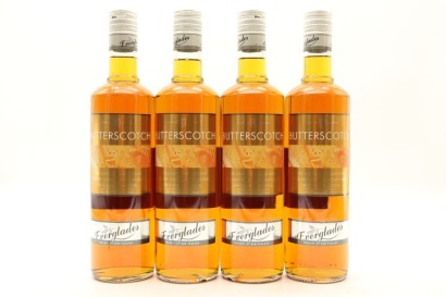 (4) Everglades Butterscotch Liquor, 13.9% ABV, 700ml