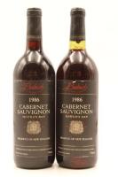 (2) 1986 Babich Cabernet Sauvignon, Hawkes Bay