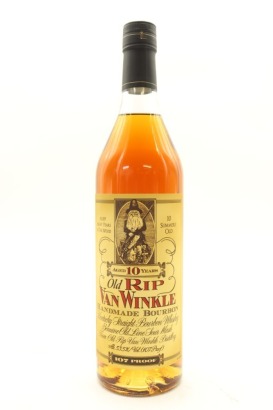 (1) Old Rip Van Winkle Handmade 10 Year Old Kentucky Straight Bourbon Whiskey, 53.5% ABV, 750ml