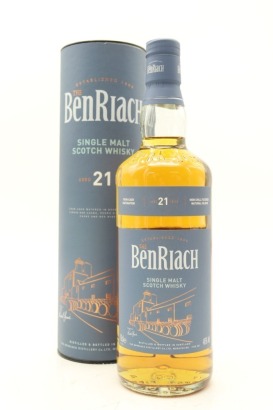 (1) The BenRiach Four Cask Maturation 21 Year Old Single Malt Scotch Whisky, 46% ABV (GB)