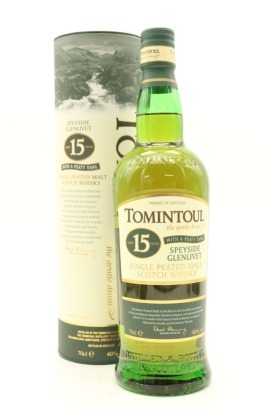 (1) Tomintoul Speyside - Glenlivet 'With a Peaty Tang' 15 Year Old Single Peated Malt Scotch Whisky, 40% ABV (GB)