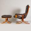 A Danish Deluxe Armchair and Stool - 2