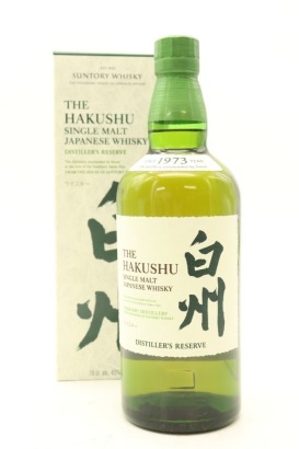 (1) The Hakushu Distiller's Reserve Single Malt Japanese Whisky, 43% ABV (GB)