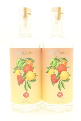 (2) Imagination Summer Fruit Cup Dry Gin, New Zealand, 42% ABV