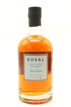 (1) Koval Single Barrel Four Grain Whiskey, Illinois, 47% ABV, 750ml