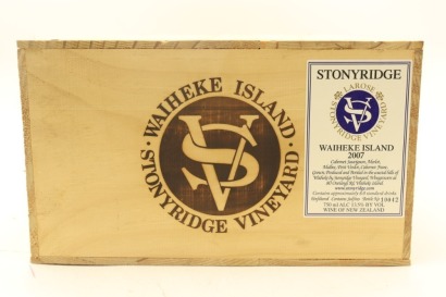 (12) 2007 Stonyridge Vineyard Larose, Waiheke Island (OWC)