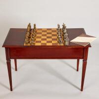 A Frank Szirmay 'Discovery of New Zealand' Bronze Chess Set 