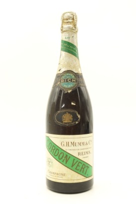 (1) NV G.H. Mumm Cordon Rouge Vert, Champagne