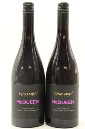 (2) 2023 Soho McQueen Pinot Noir, Central Otago