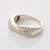 18ct White Gold, .50ct Pave Set Diamond Dress Ring - Near new - 2