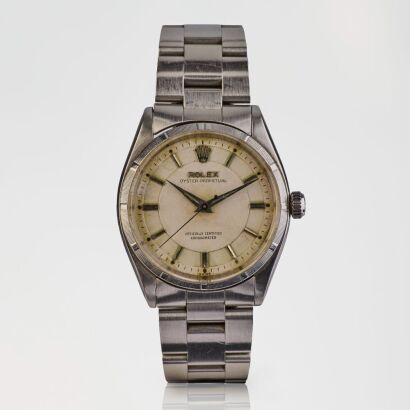 Rare, Vintage, 34mm Rolex Oyster Perpetual Wristwatch with Engraving Attributed to an Original NZSAS Squadron Member, circa 1957