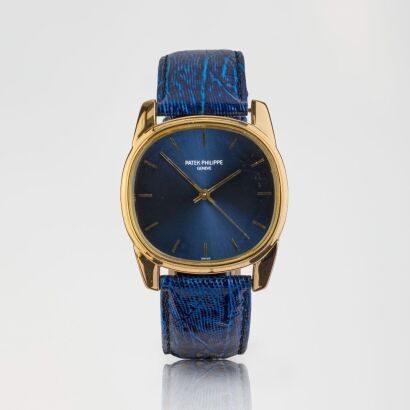 18ct Yellow Gold, Patek Philippe Golden Elipse Back-Wound Automatic Wristwatch
