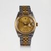 Stainless Steel / 18ct Yellow Gold, 36mm Rolex Datejust Champagne index Dial Wristwatch, circa 1987