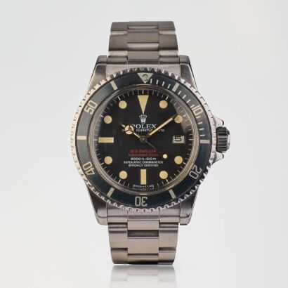 Stainless Steel, 40mm Rolex Sea Dweller Ref. 1665 &ldquo;Double Red&rdquo; Mk III &ndash; Full Set, Nicolas the Jeweller Christchurch, 14 July 1975
