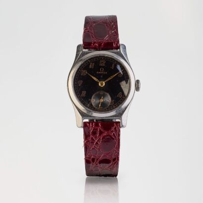 Stainless Steel, 30.5mm OMEGA Military Influenced Wristwatch, circa 1939