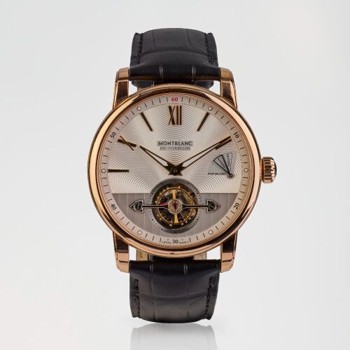 18ct Red Gold, 42mm Montblanc Star 4810 Exo Tourbillon Slim, Automatic Wristwatch, circa 2018