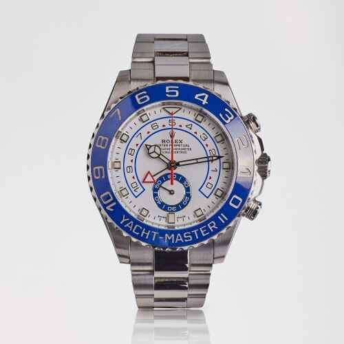 Stainless Steel, 44mm Rolex Oyster Perpetual Yachtmaster II Wristwatch, circa 2023