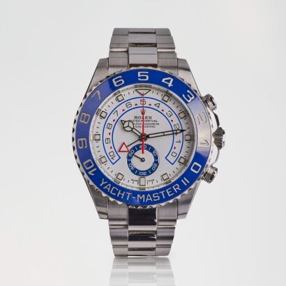 Stainless Steel, 44mm Rolex Oyster Perpetual Yachtmaster II Wristwatch, circa 2023