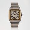 Stainless Steel / Yellow Gold, 39mm Cartier Santos 100 Automatic Wristwatch, circa 2008