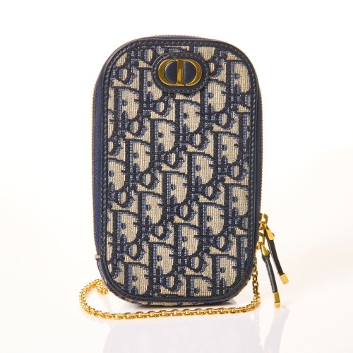 Christian Dior, Oblique 30 Montaigne Call'in Phone Holder with Box - Near new
