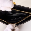 Christian Dior, Calfskin Cannage Caro Zipped Pouch With Chain - 4