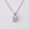 Partridge Jewellers, Platinum, 1.03ct Diamond Pendant / 18ct White Gold Chain - As new