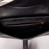 Christian Dior, Black Grained Calfskin Classic Saddle Bag - 4