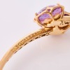 Pasquale Bruni, 18ct Rose Gold, Cabochon Cut Amethyst / .08ct Diamond Cuff Bracelet - 2