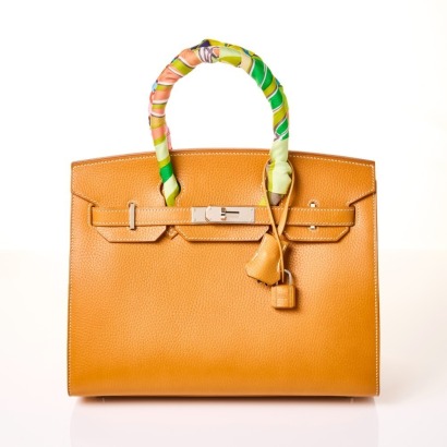 Herm&egrave;s, Natural Sable Vache Naturelle Grain&eacute;e Birkin Sellier, Size 30