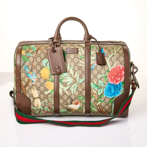Gucci, Tian GG Supreme Coated Canvas Duffle Bag