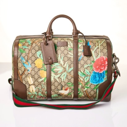 Gucci, Tian GG Supreme Coated Canvas Duffle Bag
