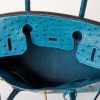 Herm&egrave;s, Bleu Izmir Ostrich Birkin, Size 30 - 6