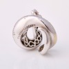 Pasquale Bruni, Heavy, 18ct White Gold Diamond / Ruby Snake Il Peccato Ring - 5
