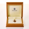 18ct Yellow Gold, Faberge Egg .10ct Diamond Pendant with Box - 2