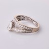 Chaumet Josephine "Aube Printani&egrave;re", 18ct White Gold, .76ct Pear cut / 1.00ct Diamond Ring - 2